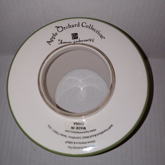 Apple Orchard Collection Home Interiors & Gifts Candle jar lamp shade topper - Picture 4 of 5